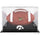 Iowa Hawkeyes Black Base Team Logo Football Display Case with Mirror Back