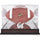 Cal Bears Mahogany Base Logo Football Display Case with Mirror Back