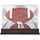 Kansas Jayhawks Mahogany Base Logo Football Case with Mirror Back