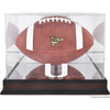 Miami Hurricanes Mahogany Base Logo Football Case with Mirror Back