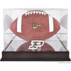 Purdue Boilermakers Mahogany Base Logo Football Case with Mirror Back