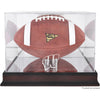 Wisconsin Badgers Mahogany Base Logo Football Case with Mirror Back