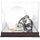 Navy Midshipmen Mahogany Base Team Logo Helmet Display Case with Mirrored Back