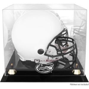 Florida Gators Golden Classic Logo Helmet Display Case with Mirrored Back