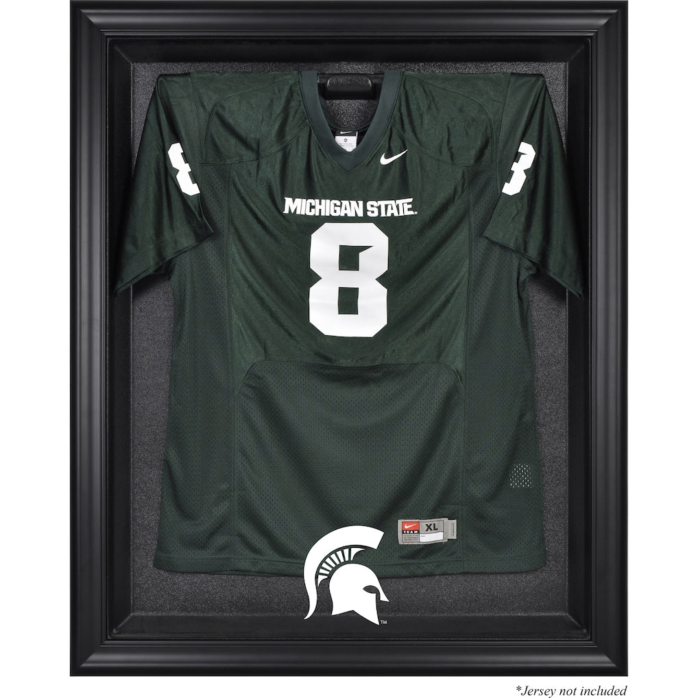 Michigan State Spartans Black Framed Logo Jersey Display Case