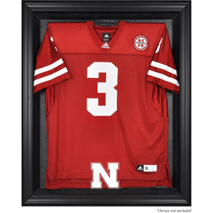 Nebraska Huskers Black Framed Logo Jersey Display Case