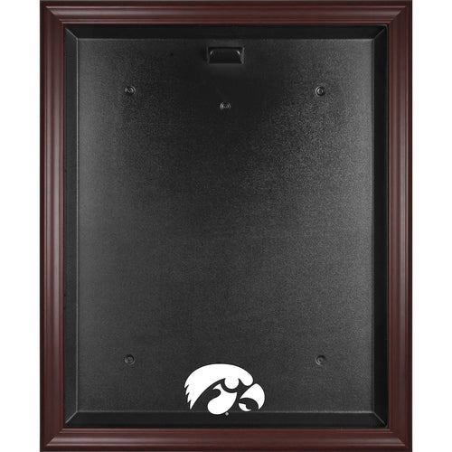 Iowa Hawkeyes Mahogany Framed Logo Jersey Display Case