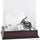 Auburn Tigers Mahogany Logo Mini Helmet Display Case with Mirror Back
