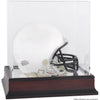 South Carolina Gamecocks Mahogany Logo Mini Helmet Display Case with Mirror Back
