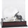 Tennessee Volunteers Mahogany Logo Mini Helmet Display Case with Mirror Back