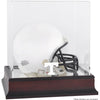Tennessee Volunteers Mahogany Logo Mini Helmet Display Case with Mirror Back
