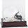 Wisconsin Badgers Mahogany Mini Helmet Display Case with Mirror Back