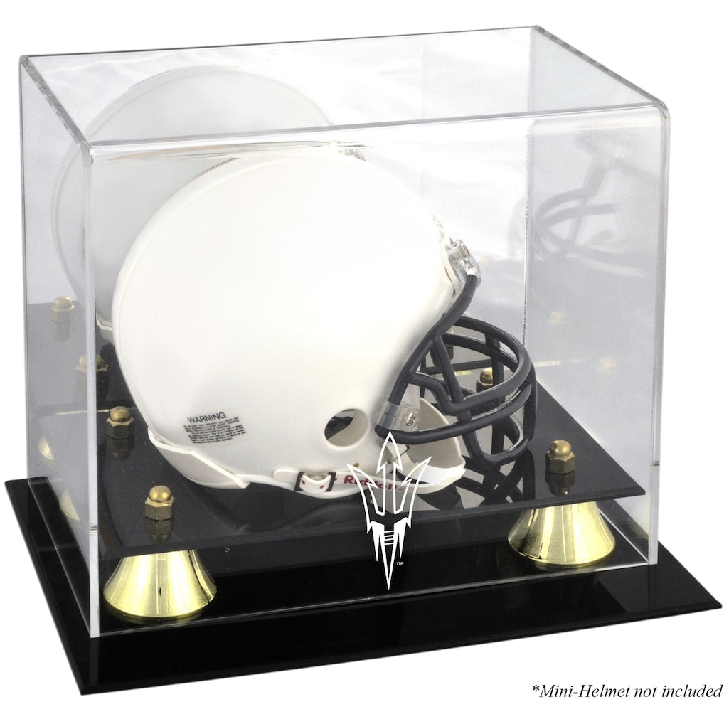 Arizona State Sun Devils Golden Classic Logo Mini Helmet Display Case