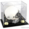 Oklahoma State Cowboys Golden Classic Logo Mini Helmet Display Case