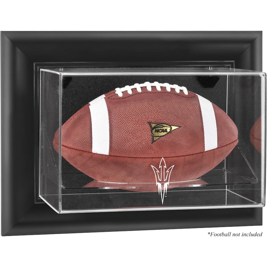 Arizona State Sun Devils Black Framed Wall-Mountable Football Display Case