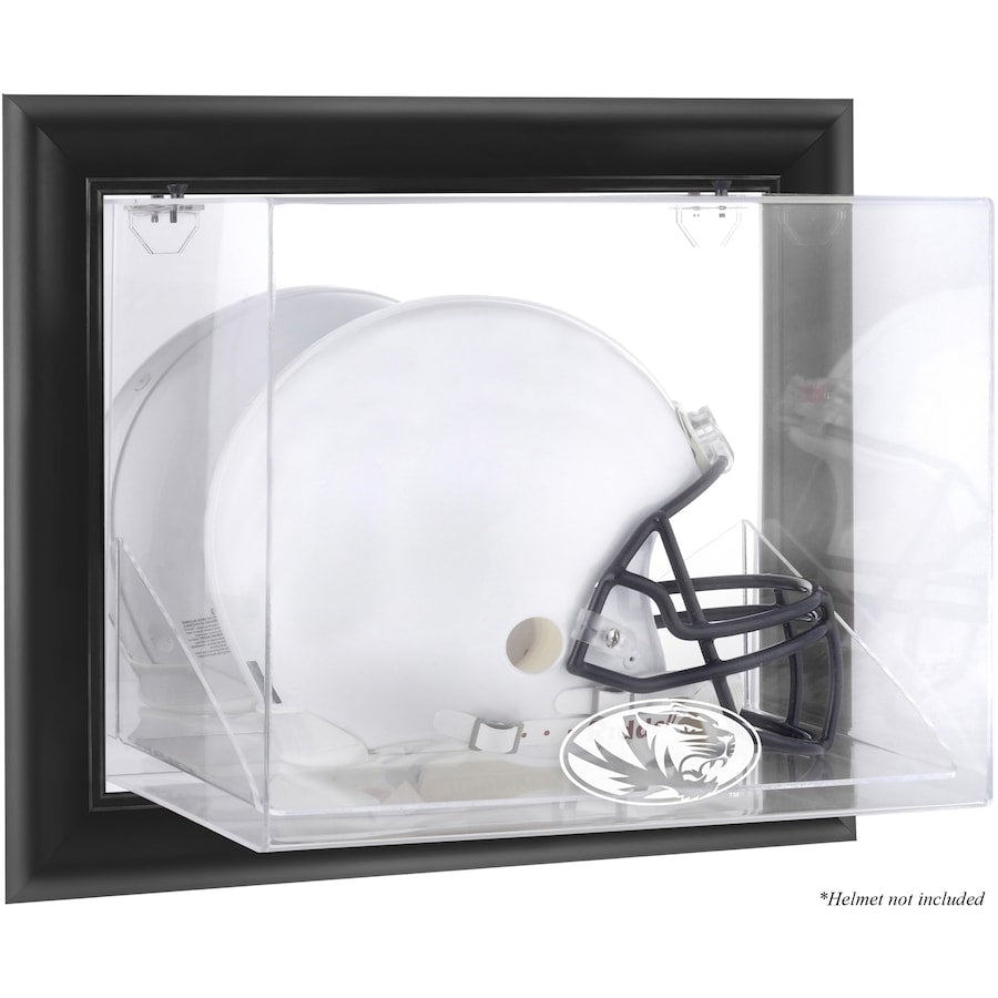 Missouri Tigers Black Framed Wall-Mountable Helmet Display Case