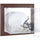 Navy Midshipmen Brown Framed Wall-Mountable Helmet Display Case