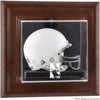 Northwestern Wildcats Brown Framed Wall-Mountable Mini Helmet Display Case