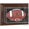 Penn State Nittany Lions Brown Framed Wall-Mountable Football Display Case