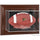 Pittsburgh Panthers Brown Framed Wall-Mountable Football Display Case