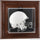 Colorado Buffaloes Brown Framed Wall-Mountable Mini Helmet Display Case