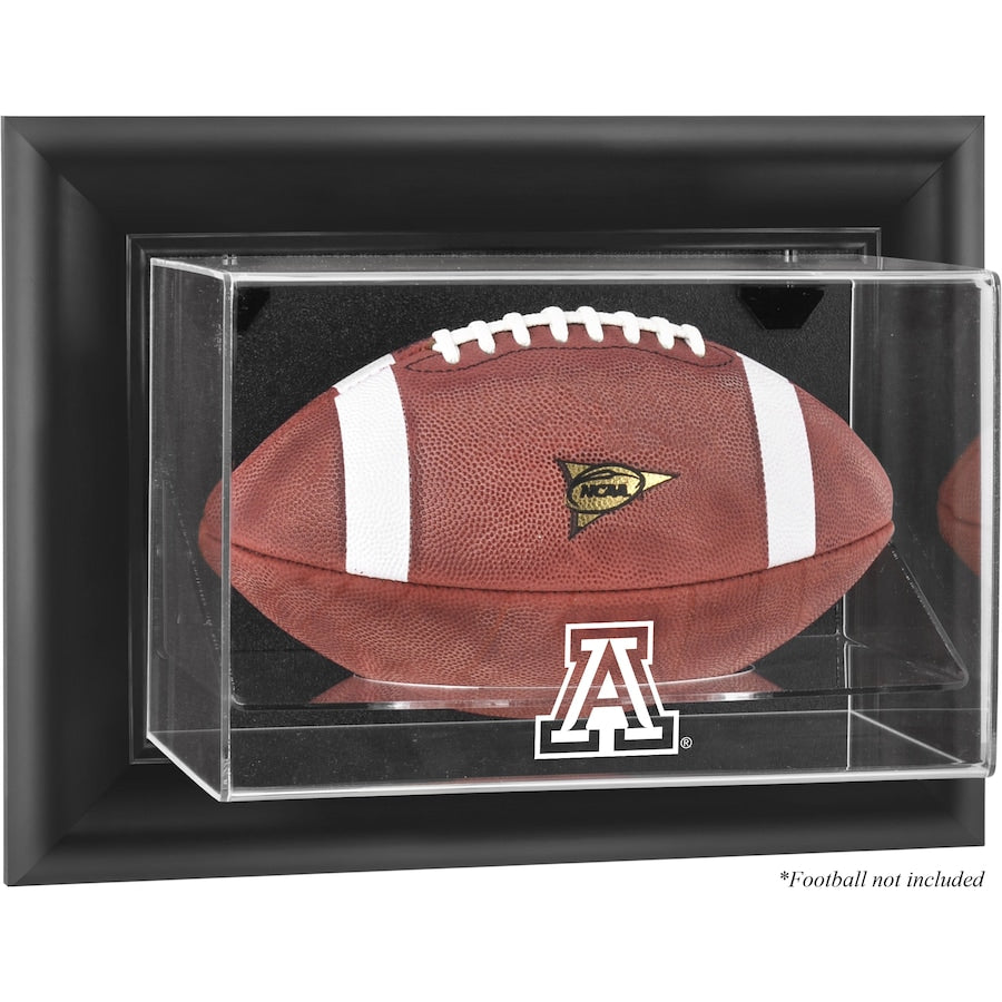 Arizona Wildcats Black Framed Wall-Mountable Football Display Case