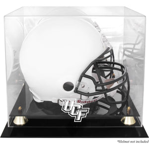 UCF Knights Golden Classic Logo Helmet Display Case with Mirrored Back