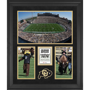 Colorado Buffaloes Folsom Field Framed 20'' x 24'' 3-Opening Collage