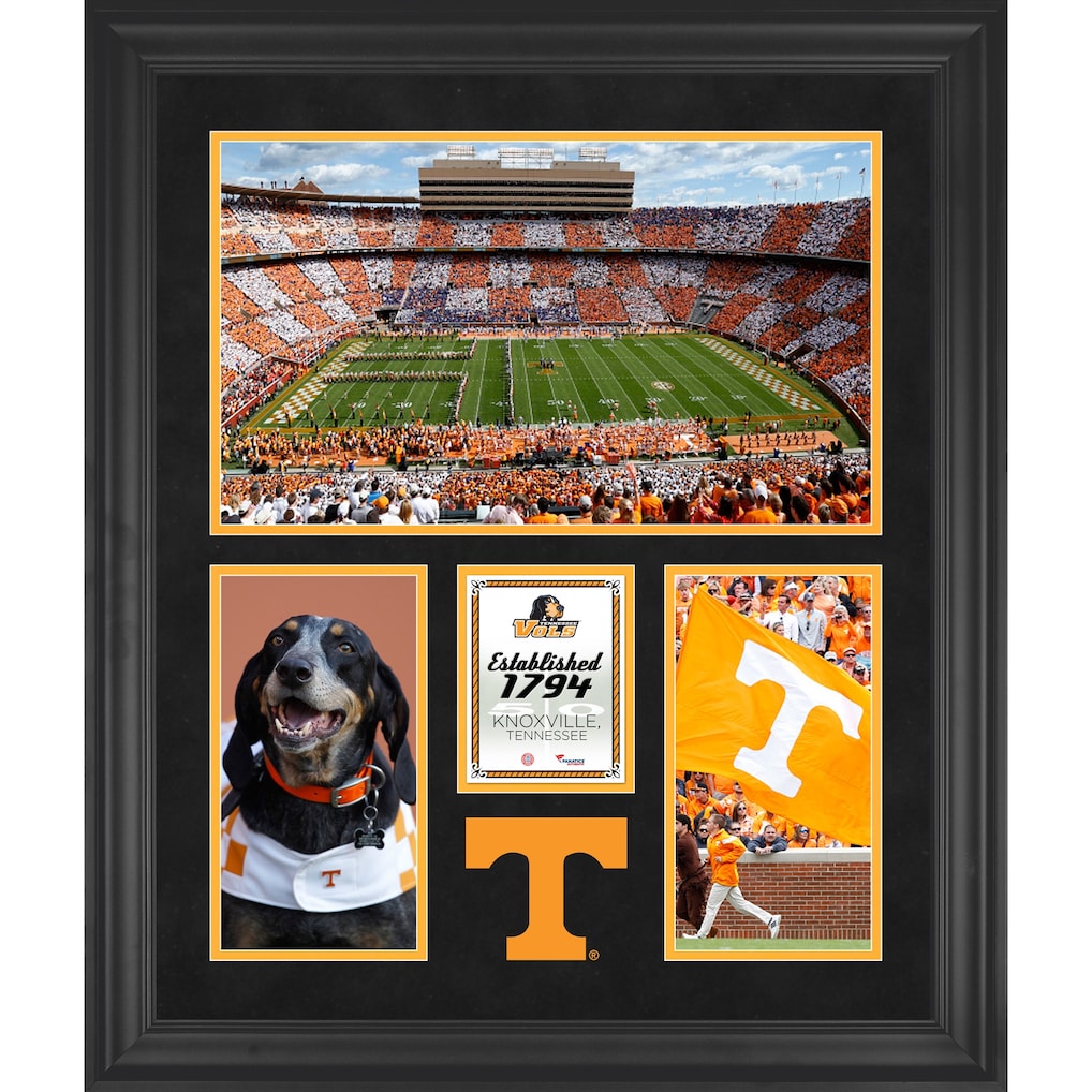 Tennessee Volunteers Neyland Stadium Framed 20'' x 24'' 3-Opening Collage