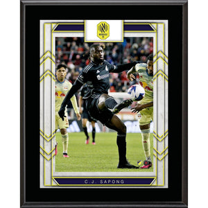 C.J. Sapong Nashville SC 10.5'' x 13'' Sublimated Player Plaque