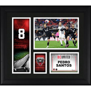 Pedro Santos D.C. United 15'' x 17'' Player Core Collage