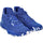 Kansas Jayhawks Team-Issued Blue and White Mid Adidas Shoes from the Basketball Program