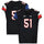 Texas Tech Red Raiders Team-Issued #51 Black State Flag Jersey from the 2014 NCAA Football Season