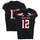 Texas Tech Red Raiders Team-Issued #12 Black Jersey with 150 Patch from the 2017 NCAA Football Season