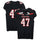 Texas Tech Red Raiders Team-Issued #47 Black Jersey with 150 Patch from the 2017 NCAA Football Season