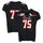 Texas Tech Red Raiders Team-Issued #75 Black Jersey with 150 Patch from the 2017 NCAA Football Season
