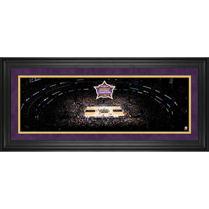 LSU Tigers 2023 NCAA Women's Basketball National Champions Framed 10'' x 30'' Panoramic Collage