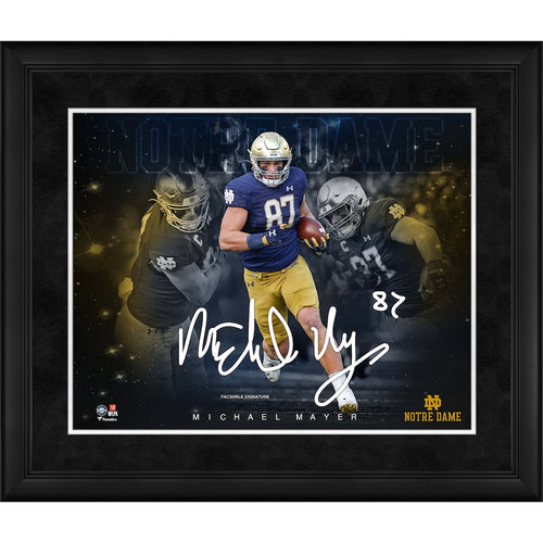 Michael Mayer Notre Dame Fighting Irish Framed 16'' x 20'' Stars of the Game Collage