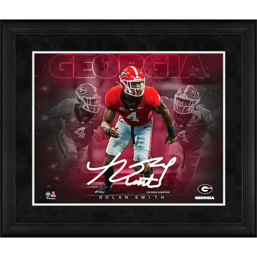 Nolan Smith Georgia Bulldogs Framed 16'' x 20'' Stars of the Game Collage