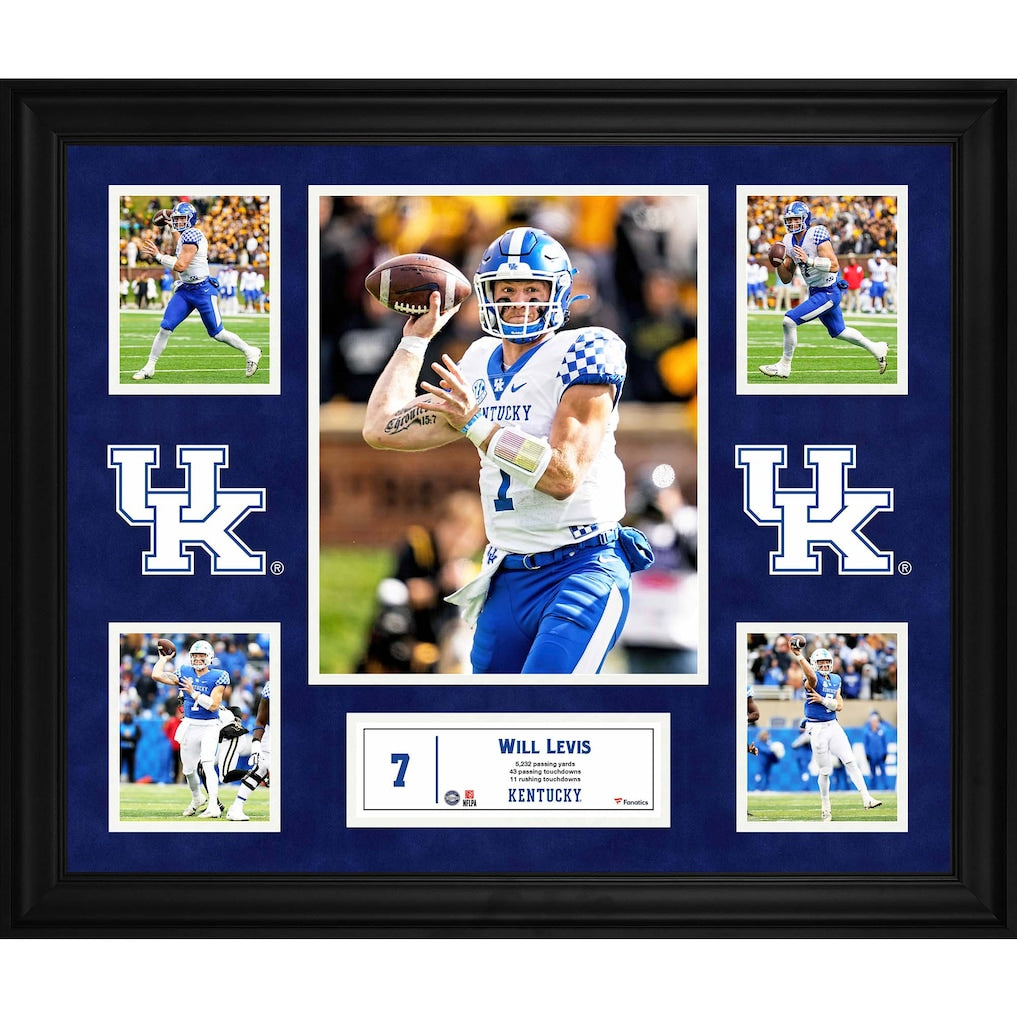 Will Levis Kentucky Wildcats Framed 5-Photo Collage