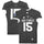 Air Force Falcons Team-Issued #15 Gray Jersey from the 2018 NCAA Football Season