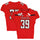 Texas Tech Red Raiders Team-Issued #39 Red Jersey with 150 Patch from the 2019 NCAA Football Season