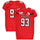 Texas Tech Red Raiders Team-Issued #93 Red Jersey with 150 Patch from the 2019 NCAA Football Season