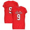 Texas Tech Red Raiders Team-Issued #9 Red Jersey from the 2017 NCAA Football Season