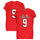 Texas Tech Red Raiders Team-Issued #9 Red Jersey from the 2017 NCAA Football Season