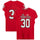 Texas Tech Red Raiders Team-Issued #30 Red Jersey from the 2017 NCAA Football Season