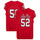 Texas Tech Red Raiders Team-Issued #52 Red Jersey from the 2017 NCAA Football Season