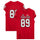 Texas Tech Red Raiders Team-Issued #89 Red Jersey from the 2017 NCAA Football Season