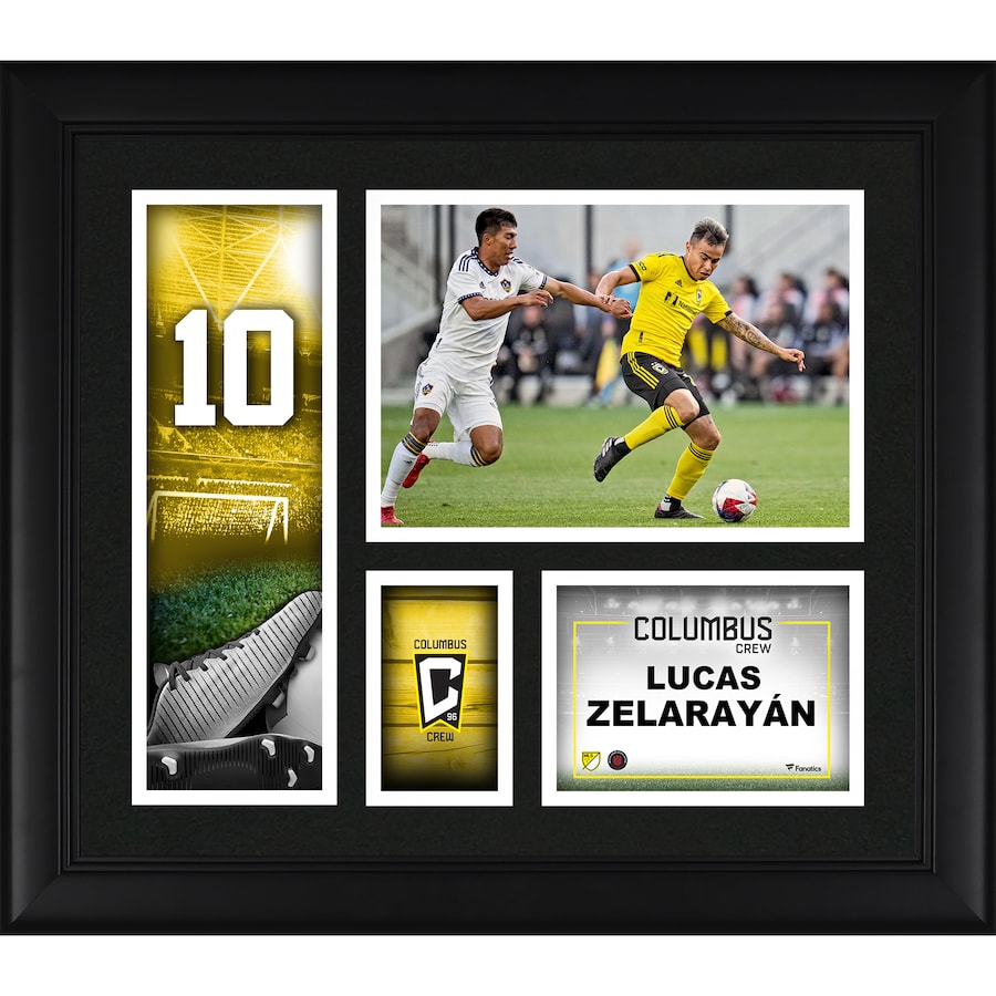 Lucas Zelarayan Columbus Crew 15'' x 17'' Player Core Collage