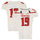 Texas Tech Red Raiders Team-Issued #19 White Jersey from the 2014 NCAA Football Season